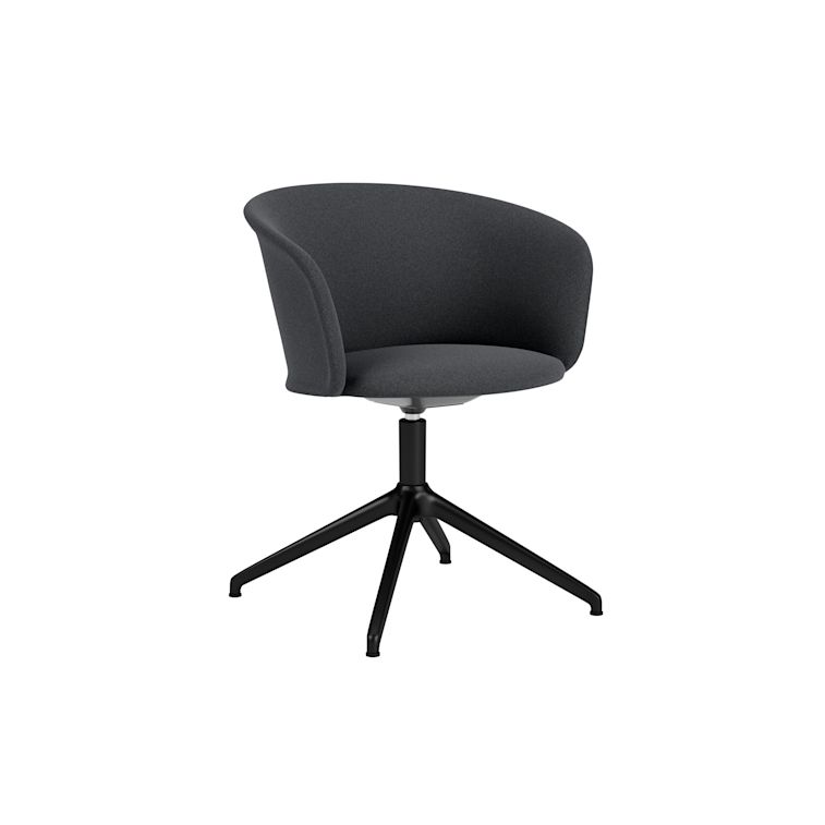 Kendo Swivel Chair 4-star Return, Cura 60019/Black, Art. no. 31973 (image 1)