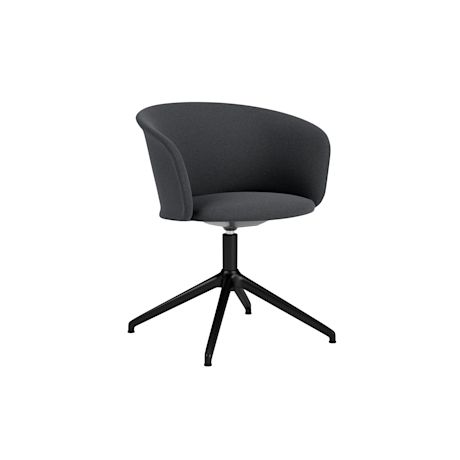 Kendo Swivel Chair 4-star Return, Cura 60019/Black (UK)