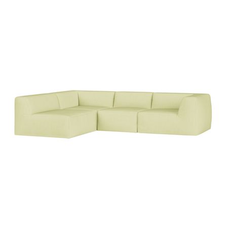 Great 3-seater Sofa Narrow Corner Left, Cifrado 0901