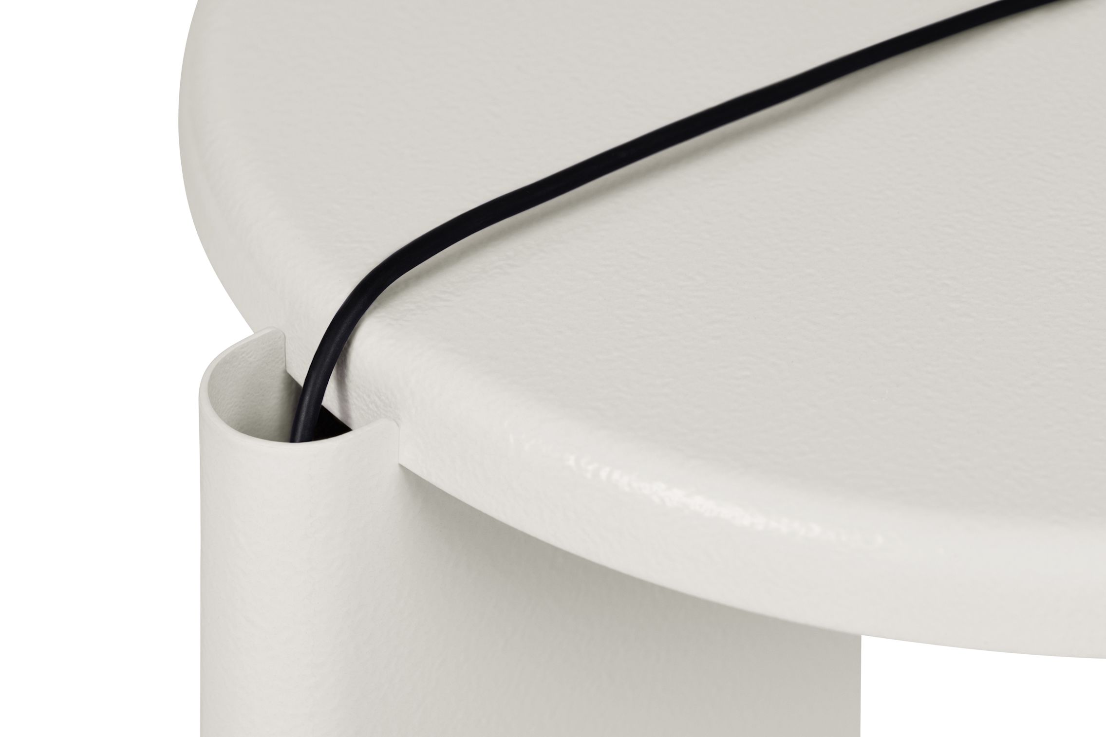 Side Table Pure Lolly Side Table, Pure White Gloss — Hem