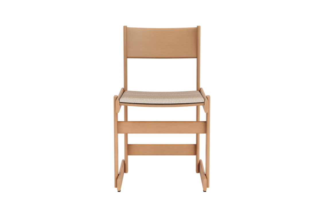 Bullnose Chair, Natural / Swan Seat Pad, Art. no. 31665 (image 2)