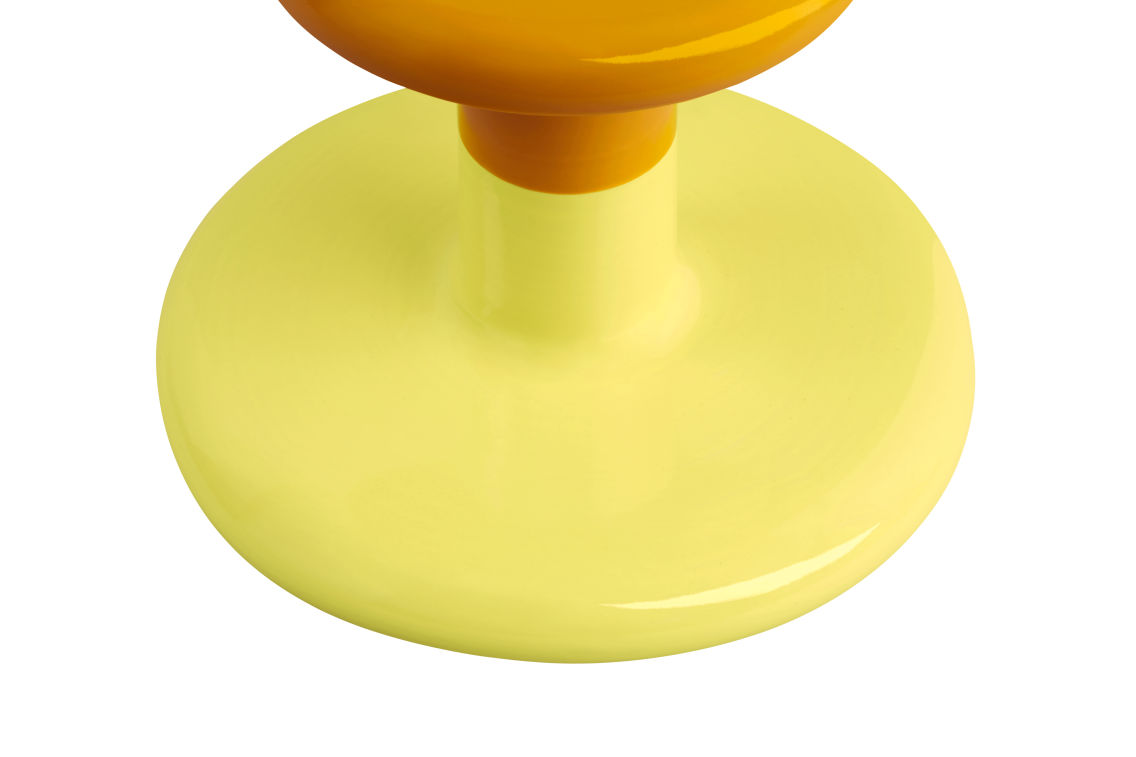 Pesa Candle Holder Medium, Green / Magenta / Honey Yellow — Hem