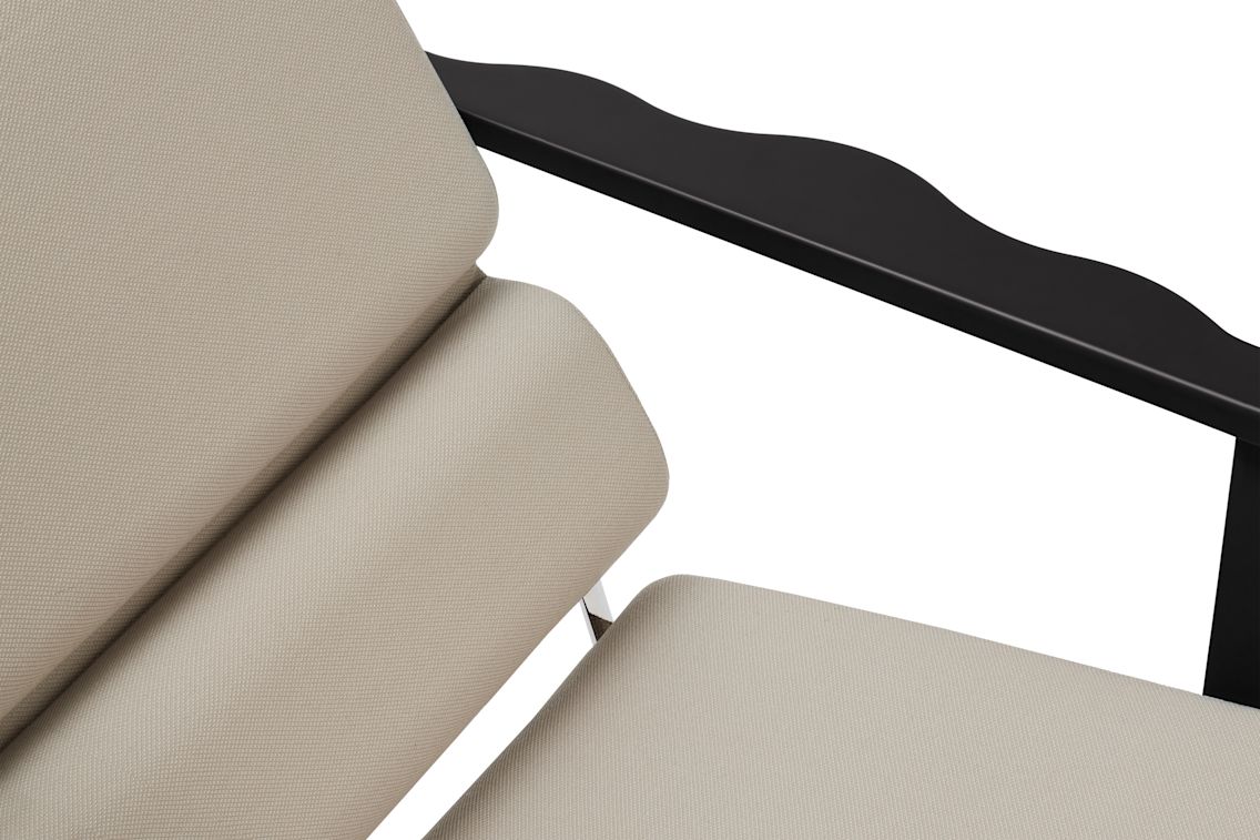 Experiment Lounge Chair, 502 / Black / Light Beige, Art. no. 30941 (image 5)