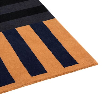 Stripe Rug Large, Alloy
