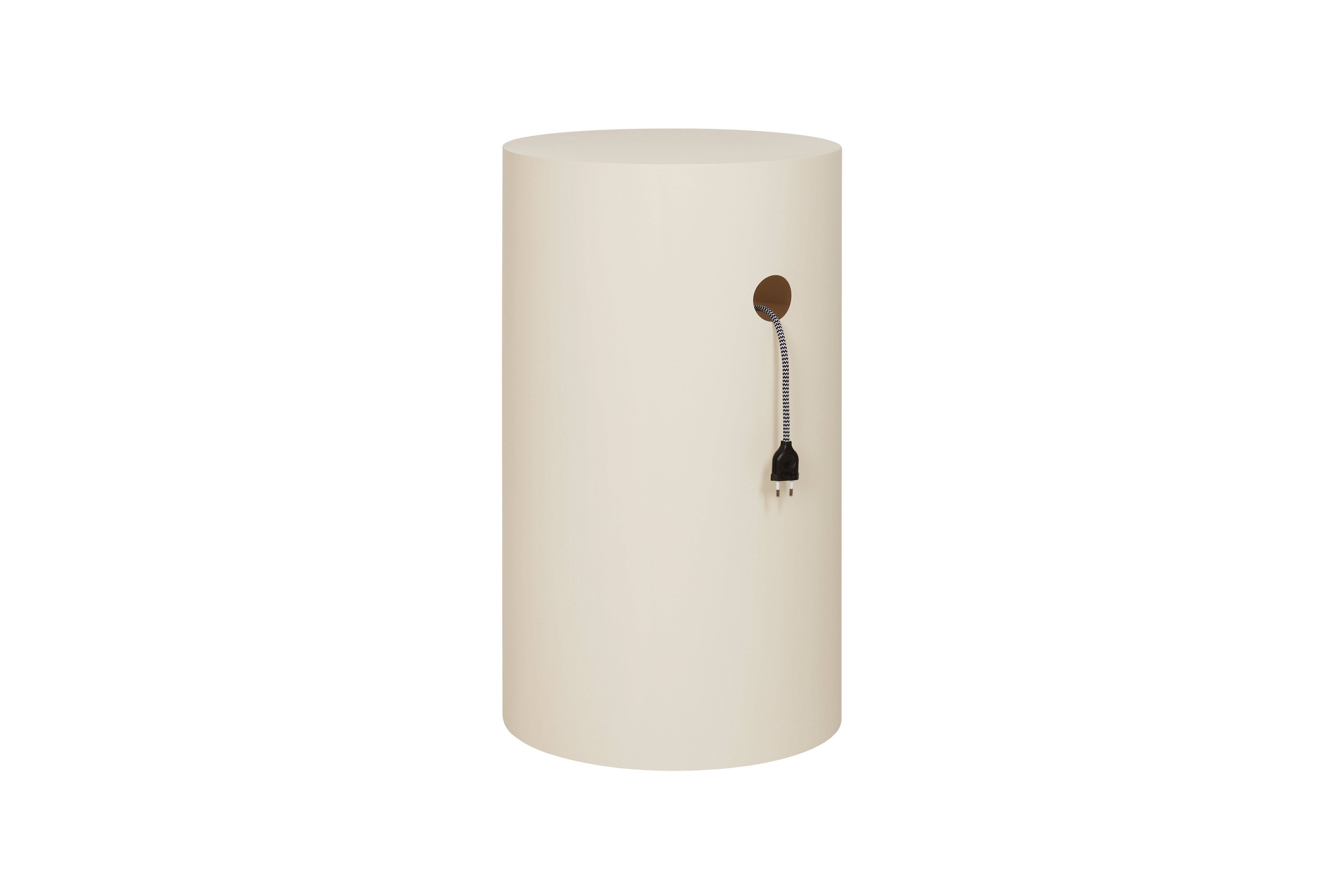 Hide Pedestal, Light Ivory Textured, Art. no. 30746 (image 3)