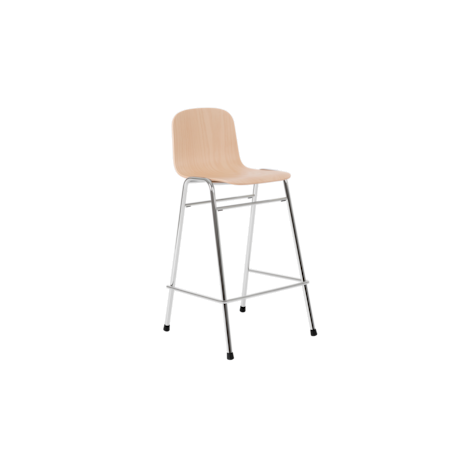 Touchwood Counter Chair, Beech / Chrome