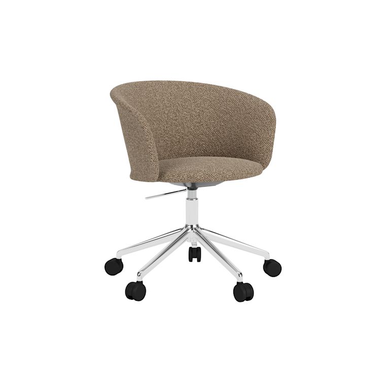 Kendo Swivel Chair 5-star Castors, Storr 3405/Polished, Art. no. 31782 (image 1)