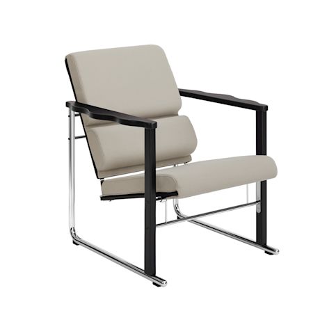 Experiment Lounge Chair, 502 / Black / Light Beige (UK)