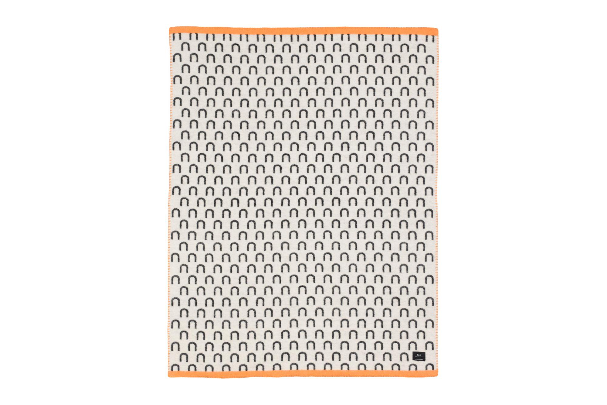 Arch Throw, Black / White / Orange, Art. no. 13714 (image 2)