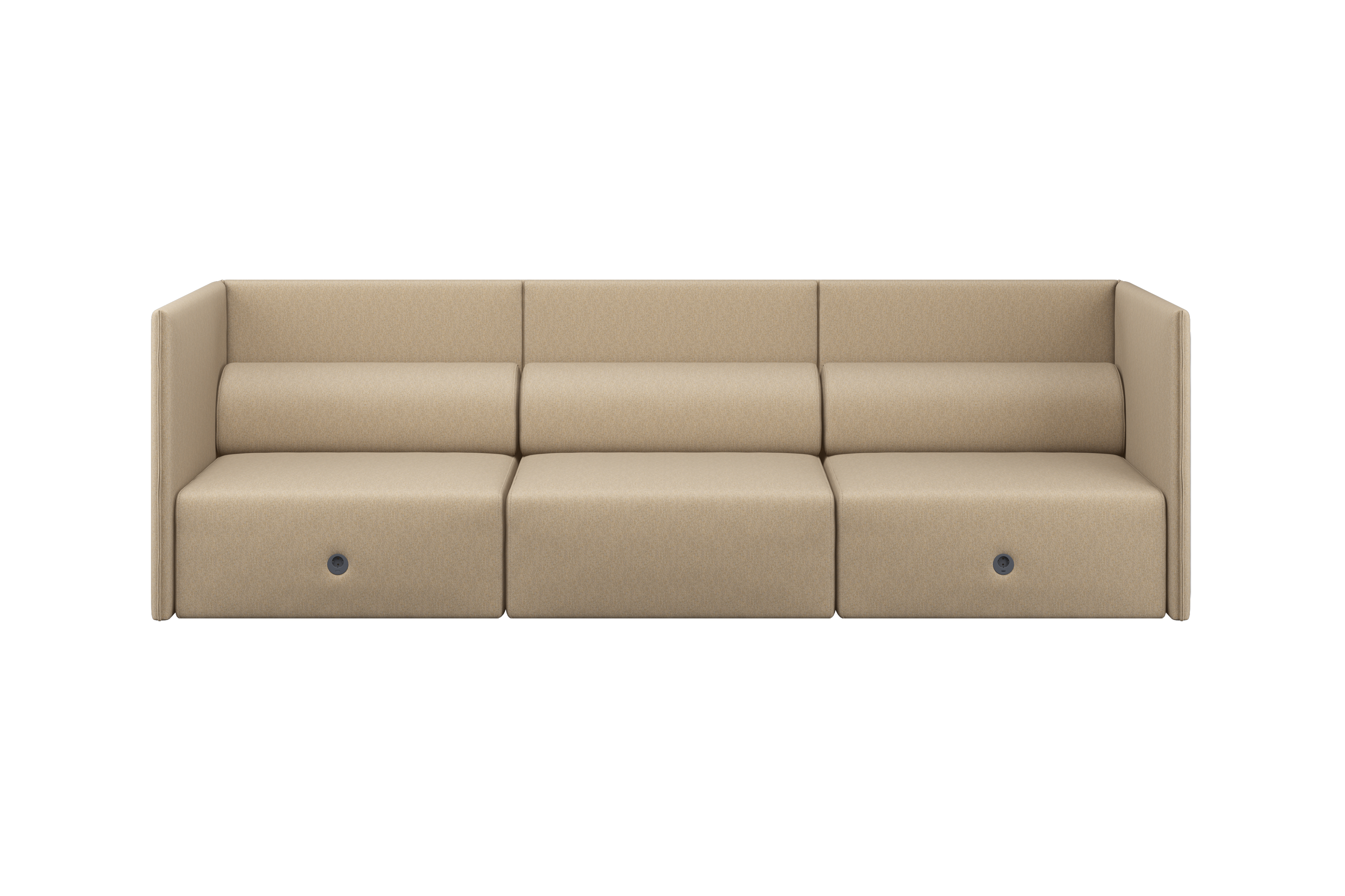 Palo Block 3-seater Sofa Medium Back, Beige, Art. no. 31410 (image 4)