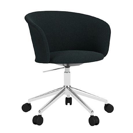 Kendo Swivel Chair 5-star Castors, Pine / Polished