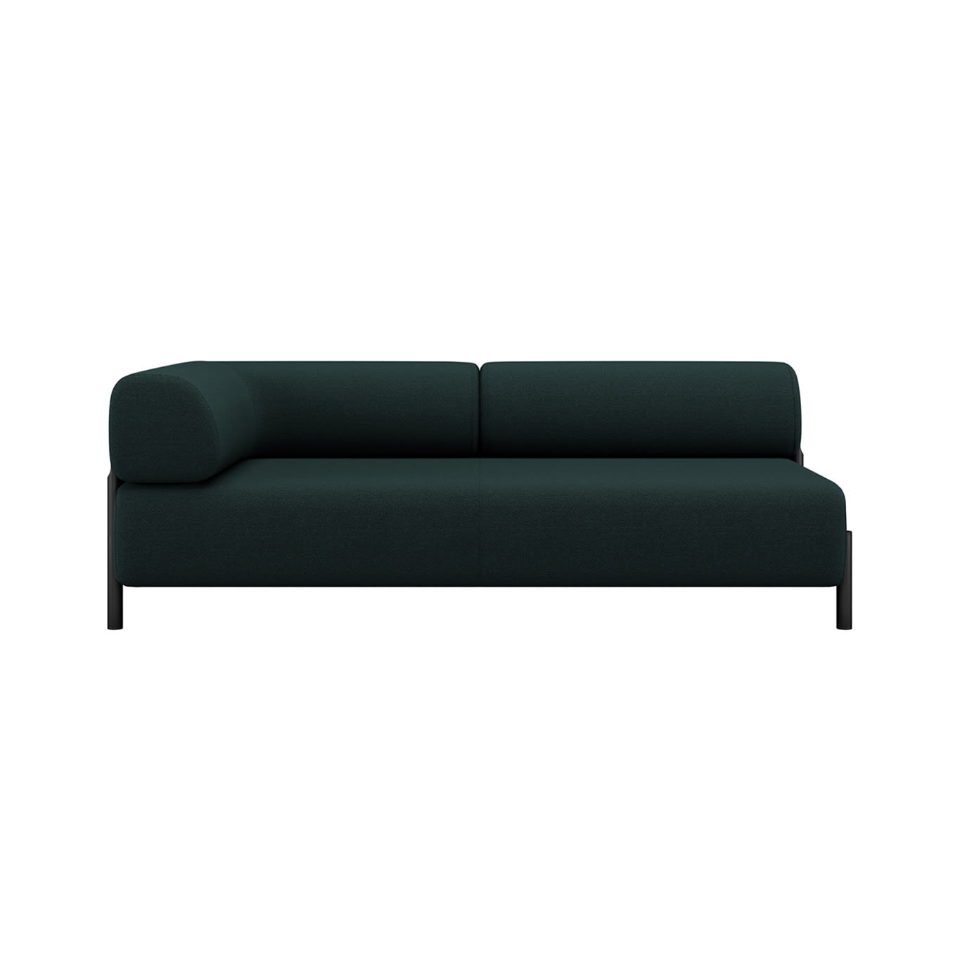 2-seater Sofa Chaise Left, Pine