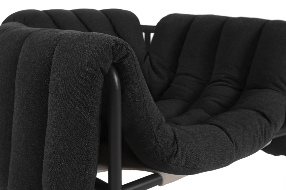 Puffy Lounge Chair, Anthracite / Black Grey, Art. no. 20195 (image 5)