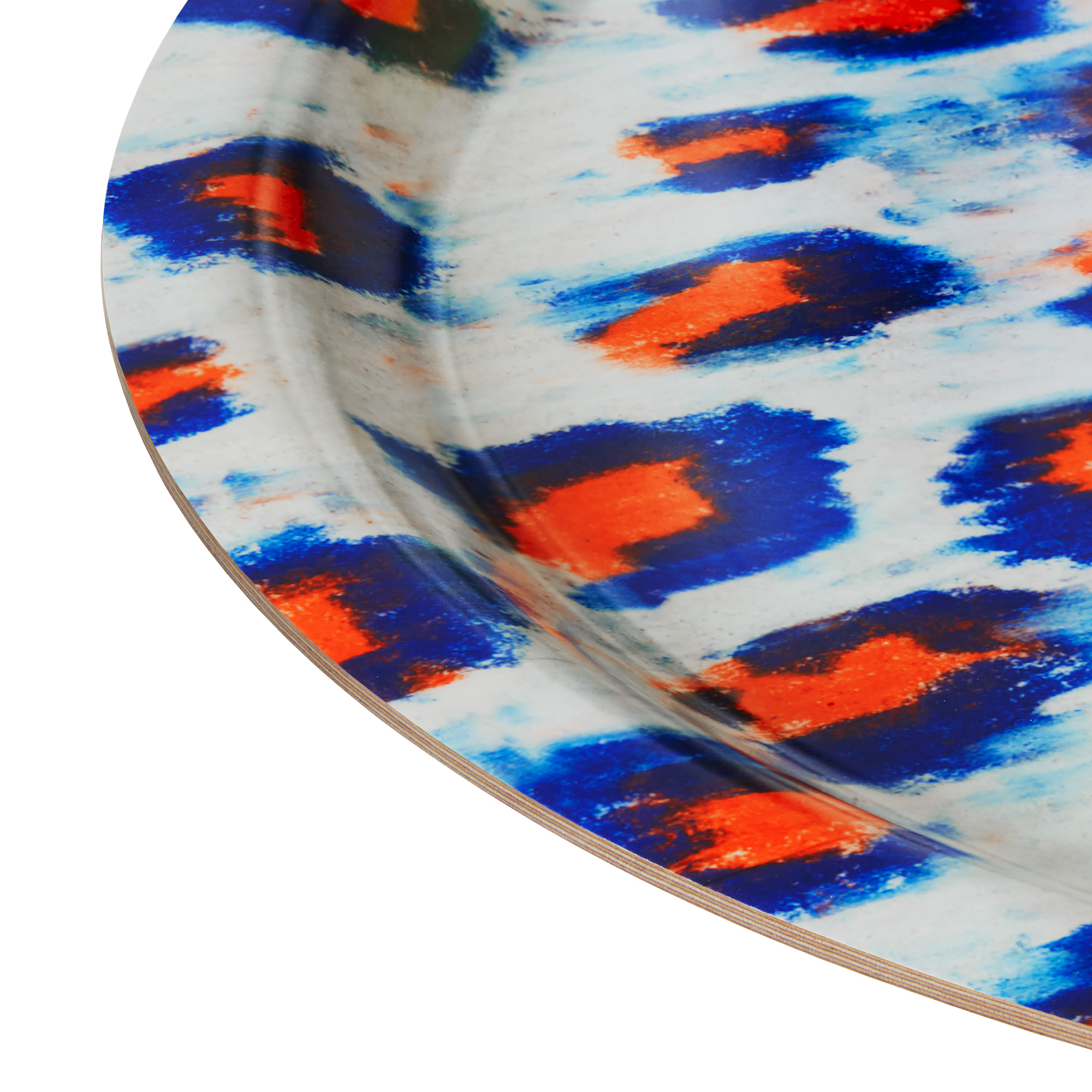 Monster Tray Medium, Coral / White / Ultramarine Blue