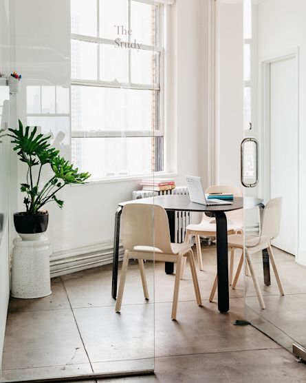 Touchwood Chair and Last Stool at Artsy HQ, New York City, United States.
