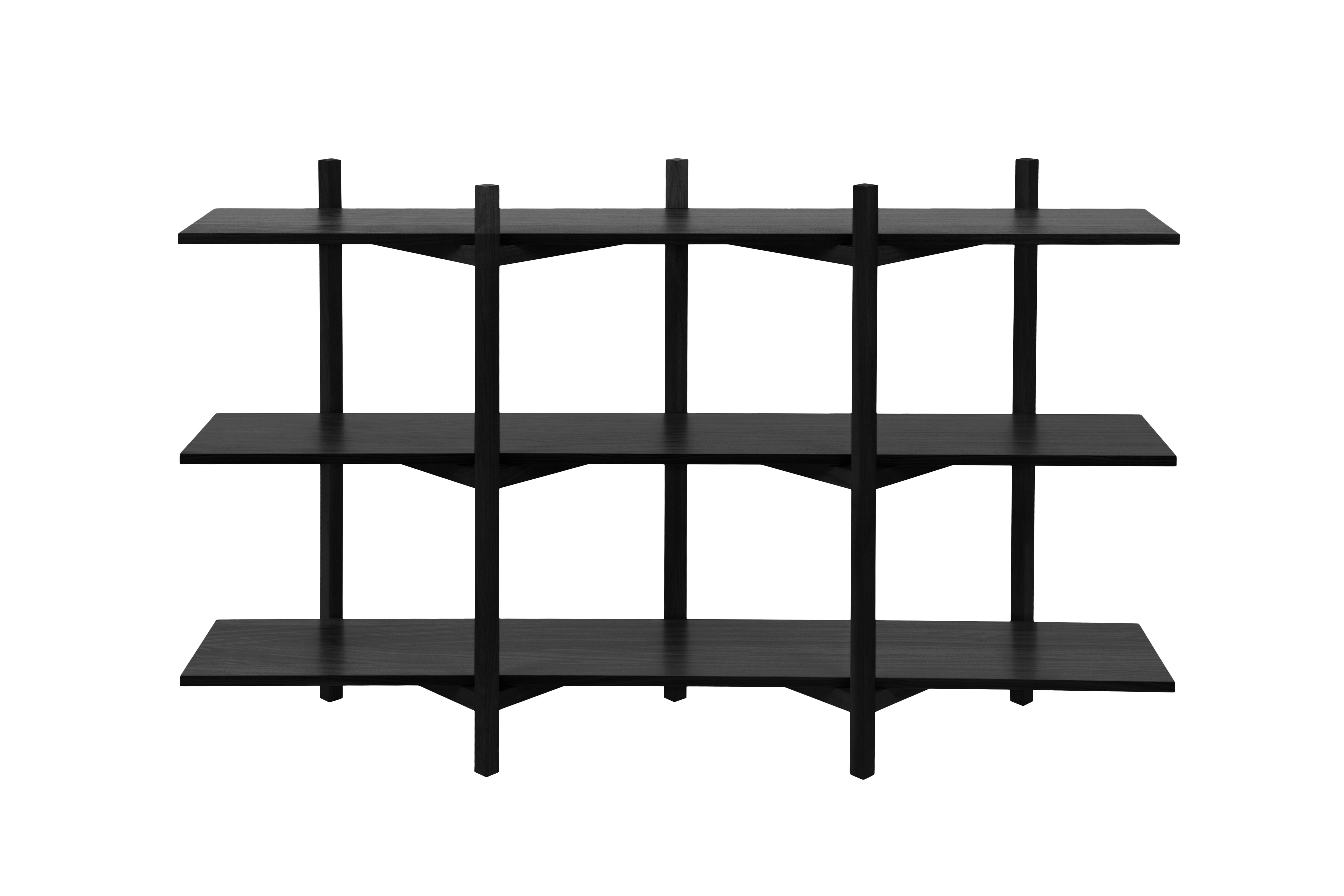 Zig Zag Shelf Low, Black, Art. no. 30984 (image 1)