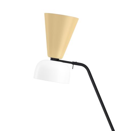 Alphabeta Floor Lamp, Beige / White