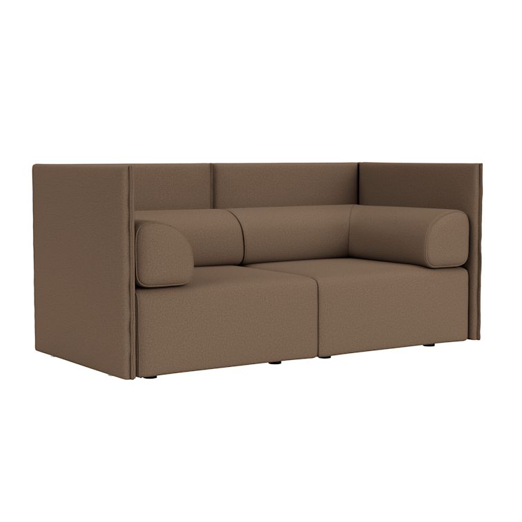 Palo Block 2-seater Sofa Medium Back with Armrests, Autumn 361 (UK), Art. no. 94673 (image 1)