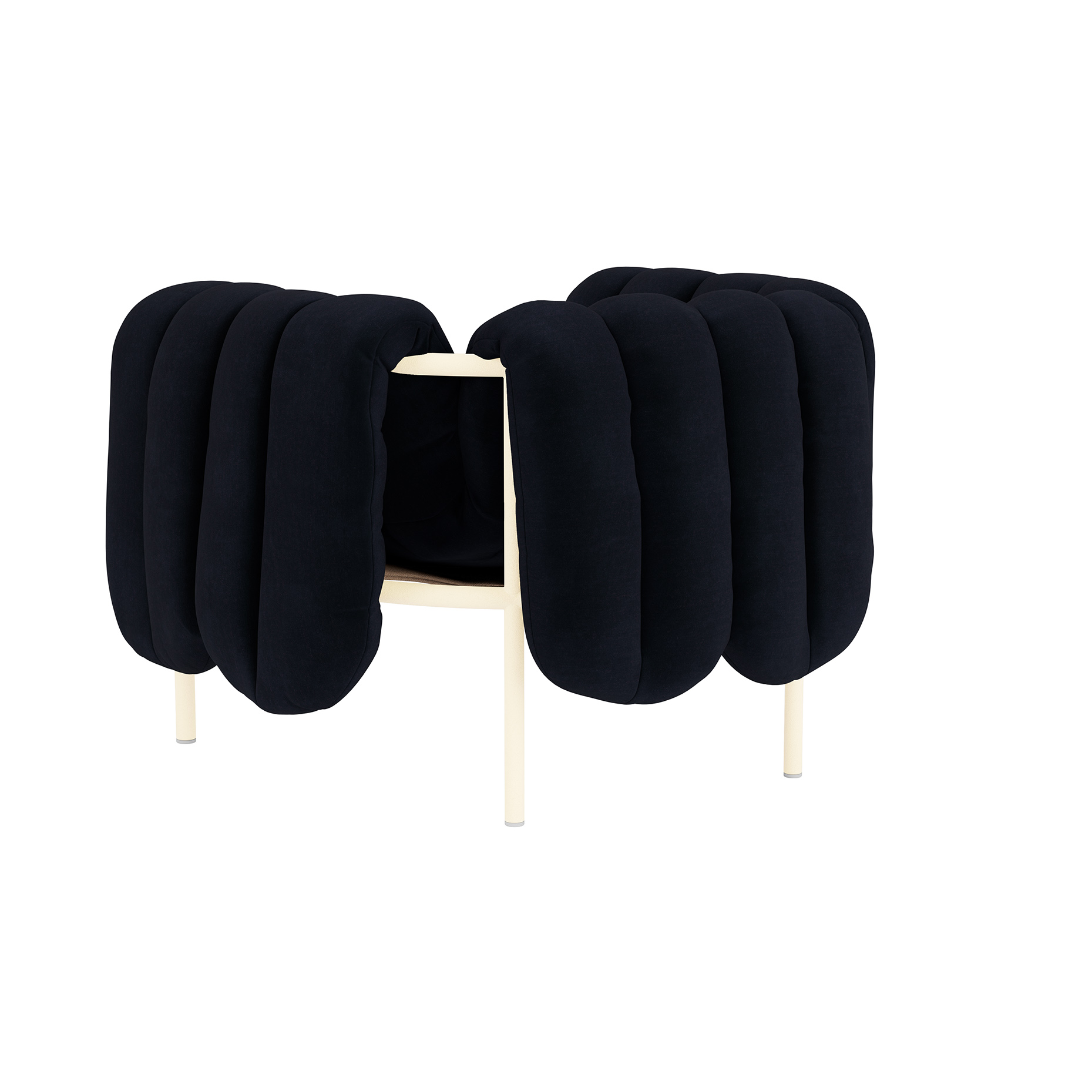 Puffy Lounge Chair, Velluto Coex VL30 / Cream, Art. no. 31845 (image 4)