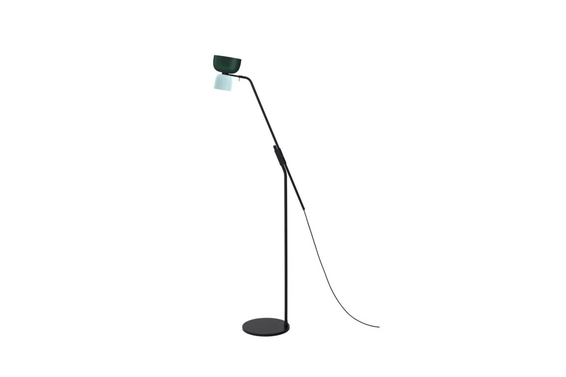Alphabeta Floor Lamp, Black Green / Soft Blue, Art. no. 20445 (image 1)