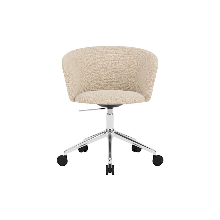Kendo Swivel Chair 5-star Castors, Storr 1501/Polished, Art. no. 31788 (image 2)