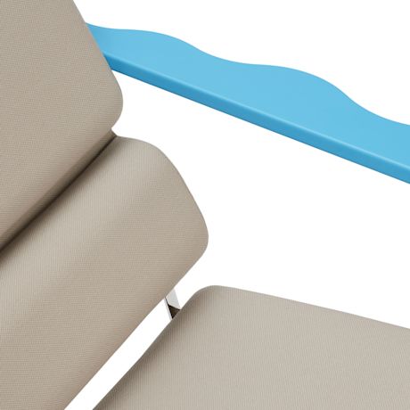 Experiment Lounge Chair, 502 / Blue / Light Beige (UK)