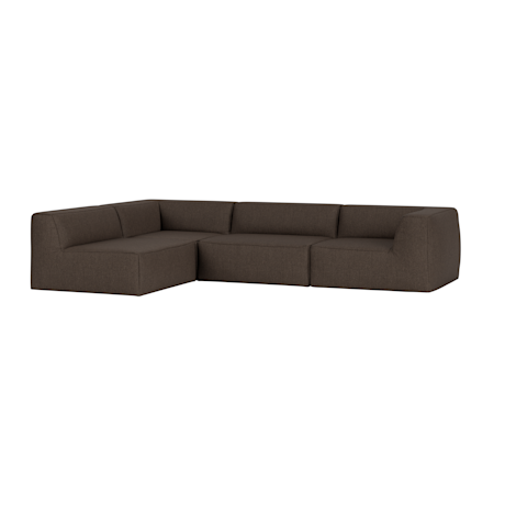 Great 3-seater Sofa Corner Left, Safire 0003 (UK)