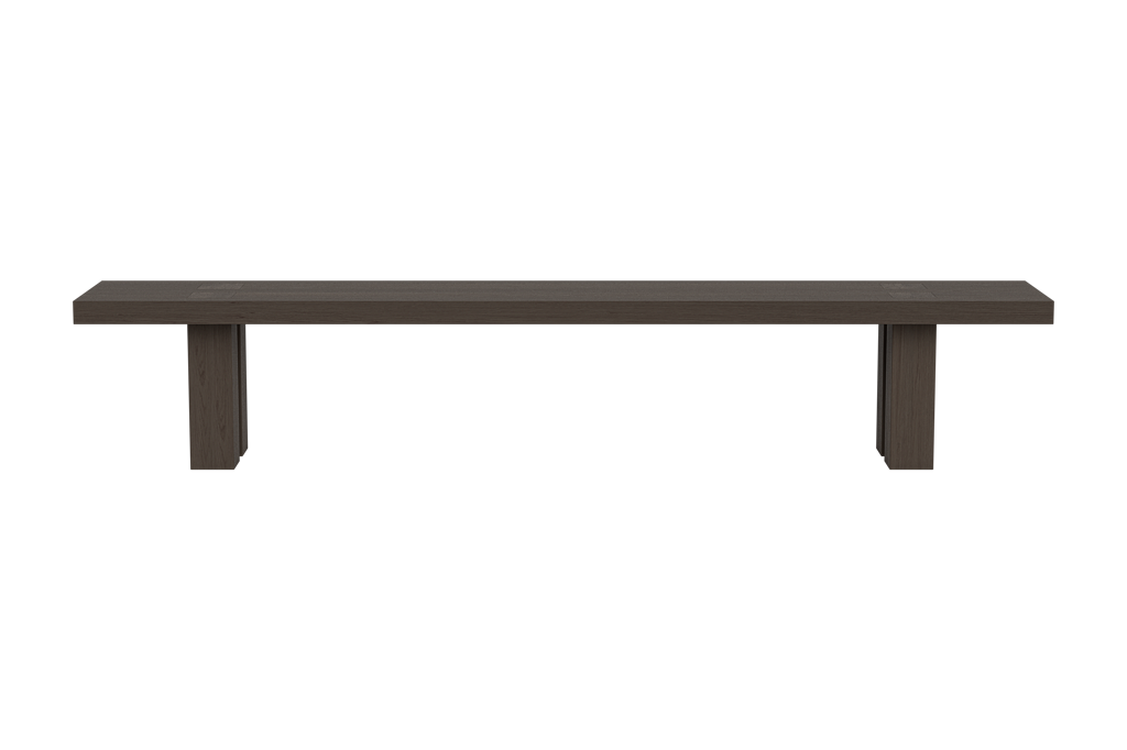 Max Bench 250 cm / 98.4 in, Black Stained Ash, Art. no. 31706 (image 2)