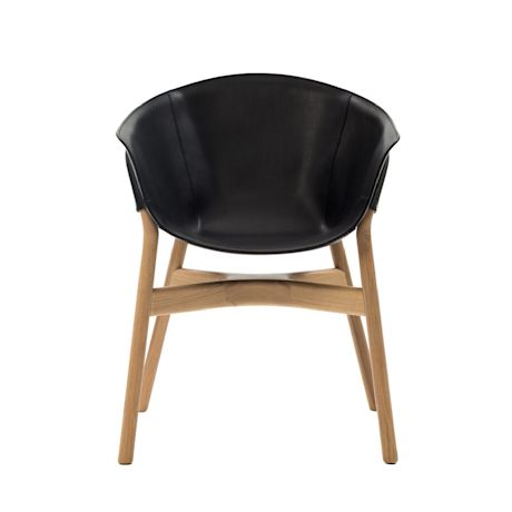 Pocket Armchair, Black / Natural