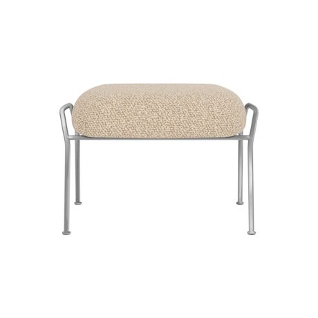 Hai Ottoman, Storr 1501/Brushed Stainless