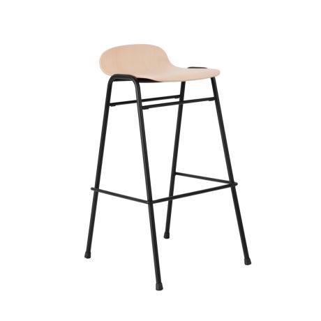 Touchwood Bar Stool, Beech / Black