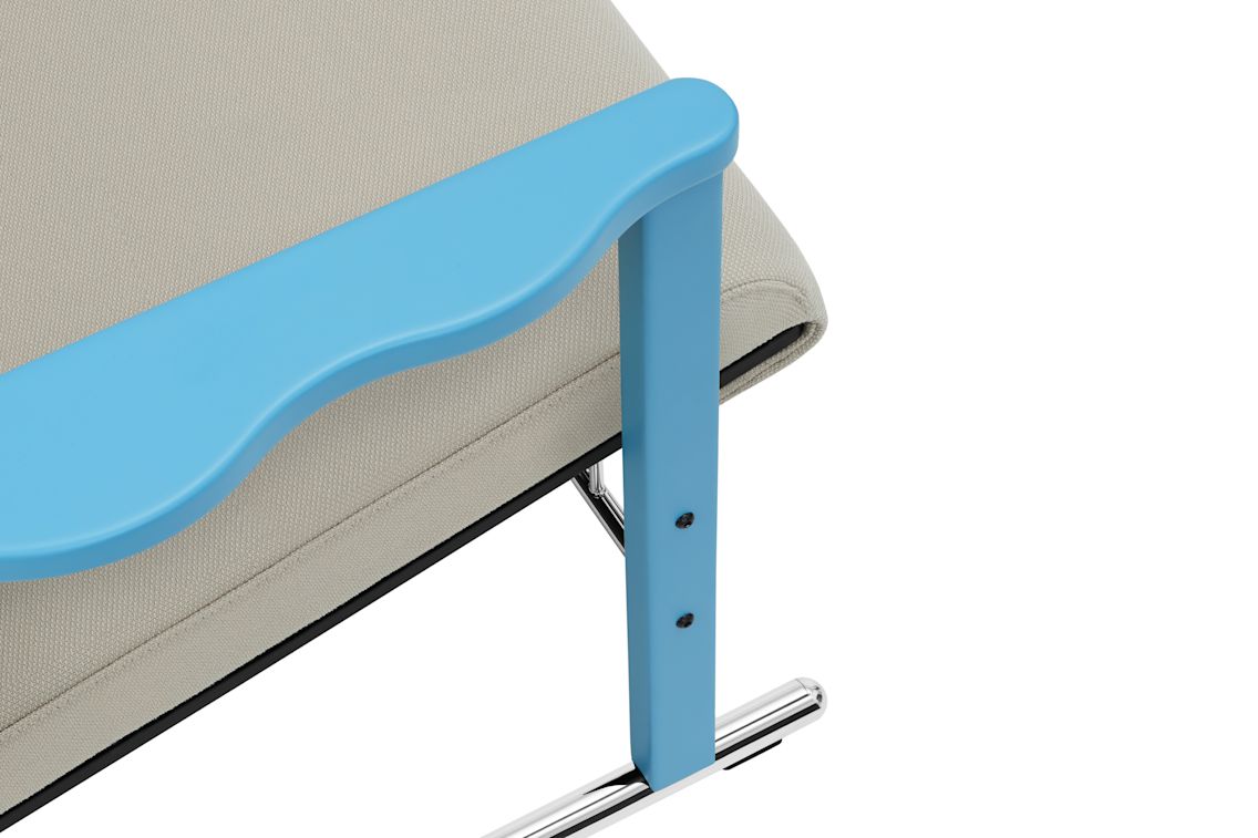 Experiment Lounge Chair, 502 / Blue / Light Beige, Art. no. 30945 (image 6)