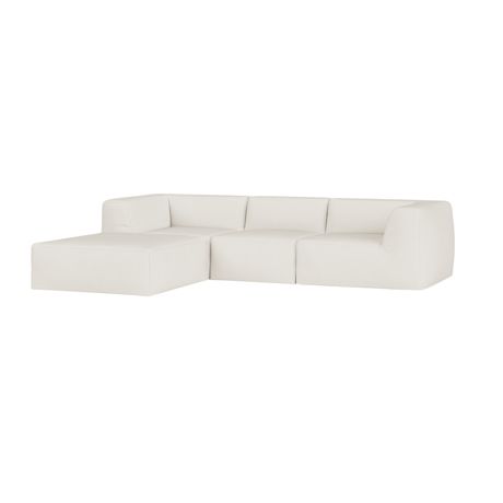 Great 3-seater Sofa Narrow Chaise Left, Cifrado 0111