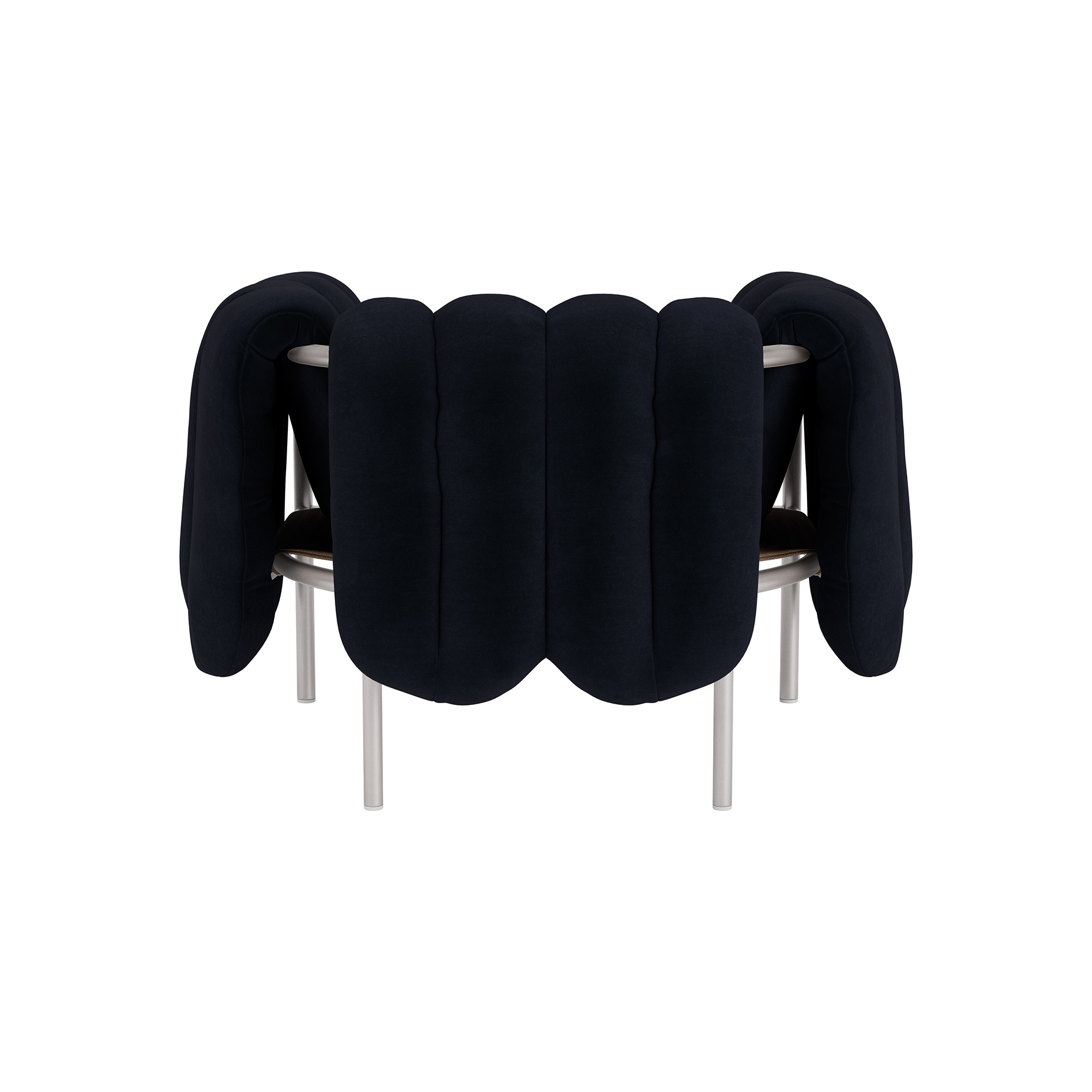 Puffy Lounge Chair, Velluto Coex VL30 / Stainless, Art. no. 31846 (image 5)