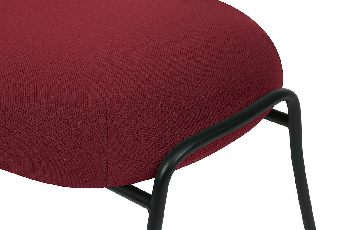 Hai Lounge Chair + Ottoman, Burgundy (UK), Art. no. 31292 (image 3)
