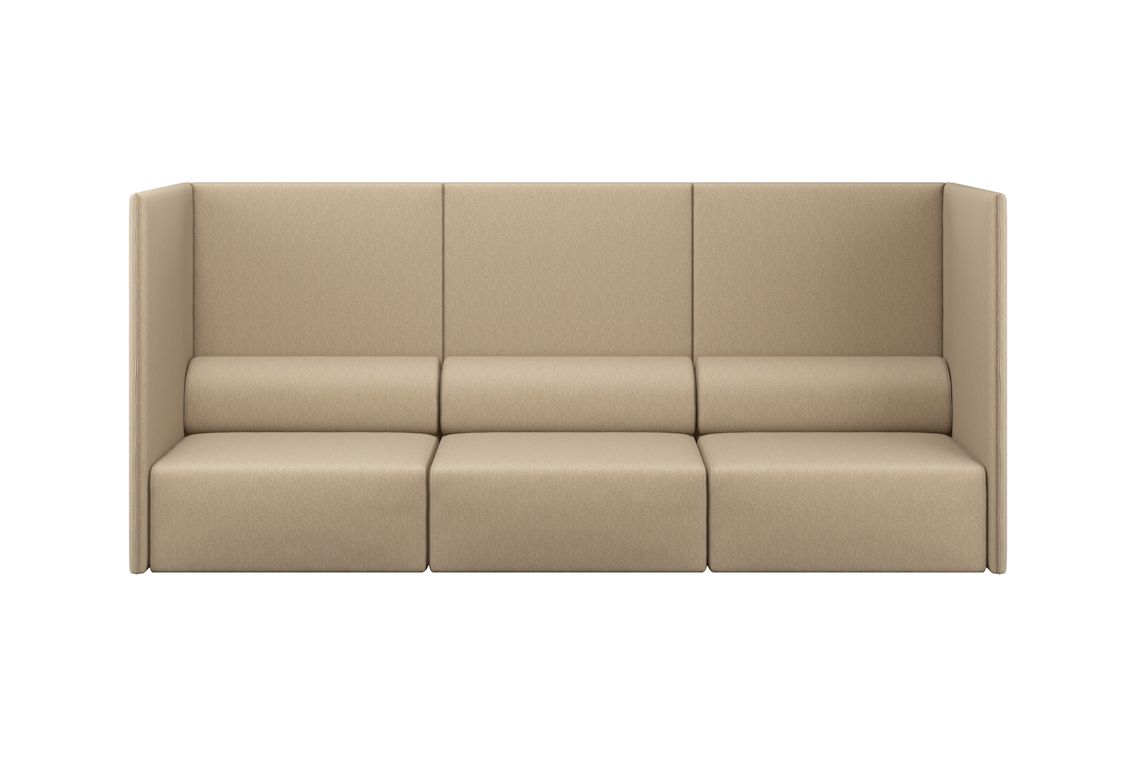 Palo Block 3-seater Sofa High Back, Beige, Art. no. 31402 (image 1)