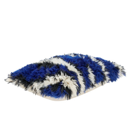 Monster Cushion Large, Ultramarine Blue / Off-white