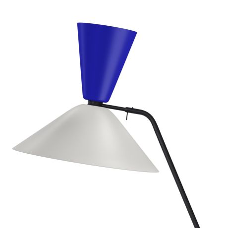 Alphabeta Floor Lamp, Blue / Grey