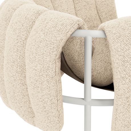 Puffy Lounge Chair, Eggshell / Cream (UK)