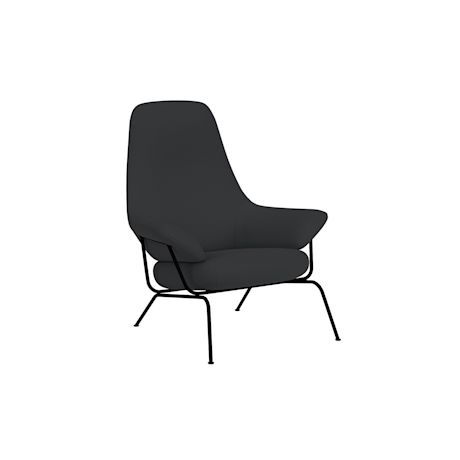 Hai Lounge Chair, Cura 60019/Black