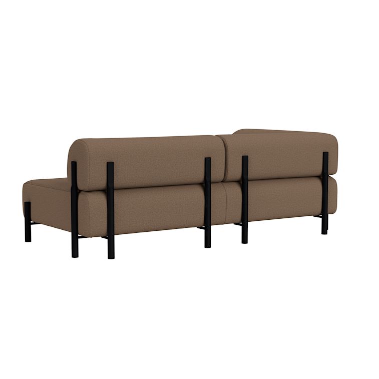 Palo 2-seater Sofa Chaise Left, Autumn 361/Black , Art. no. 90758 (image 3)