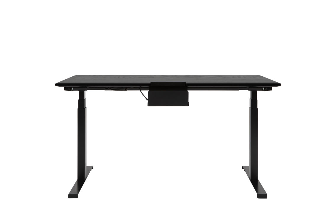 Alle Desk Height-adjustable Desk 140 cm / 55 in (UK), Black Oak, Art. no. 20217 (image 5)