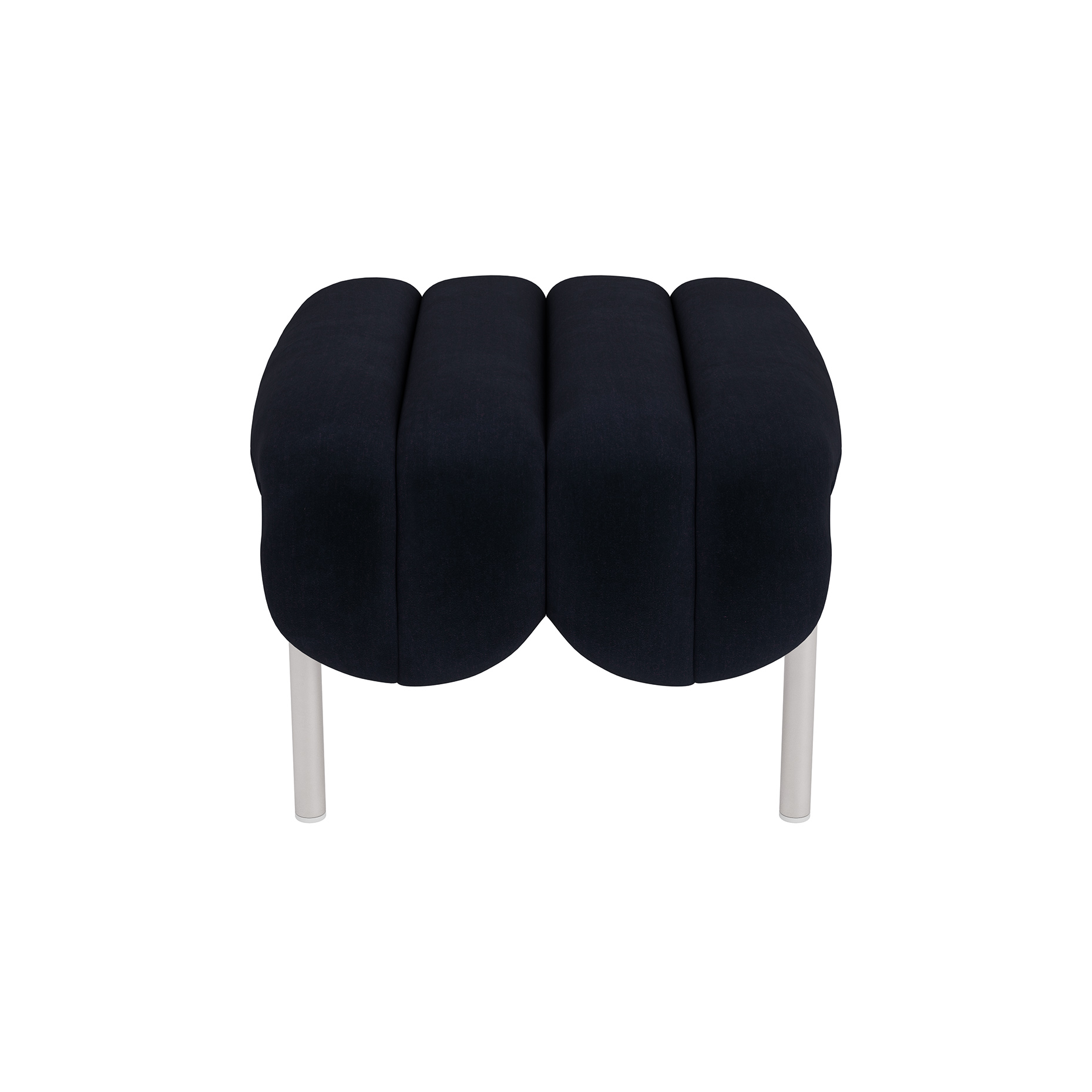 Puffy Ottoman, Velluto Coex VL30 / Stainless, Art. no. 31857 (image 1)