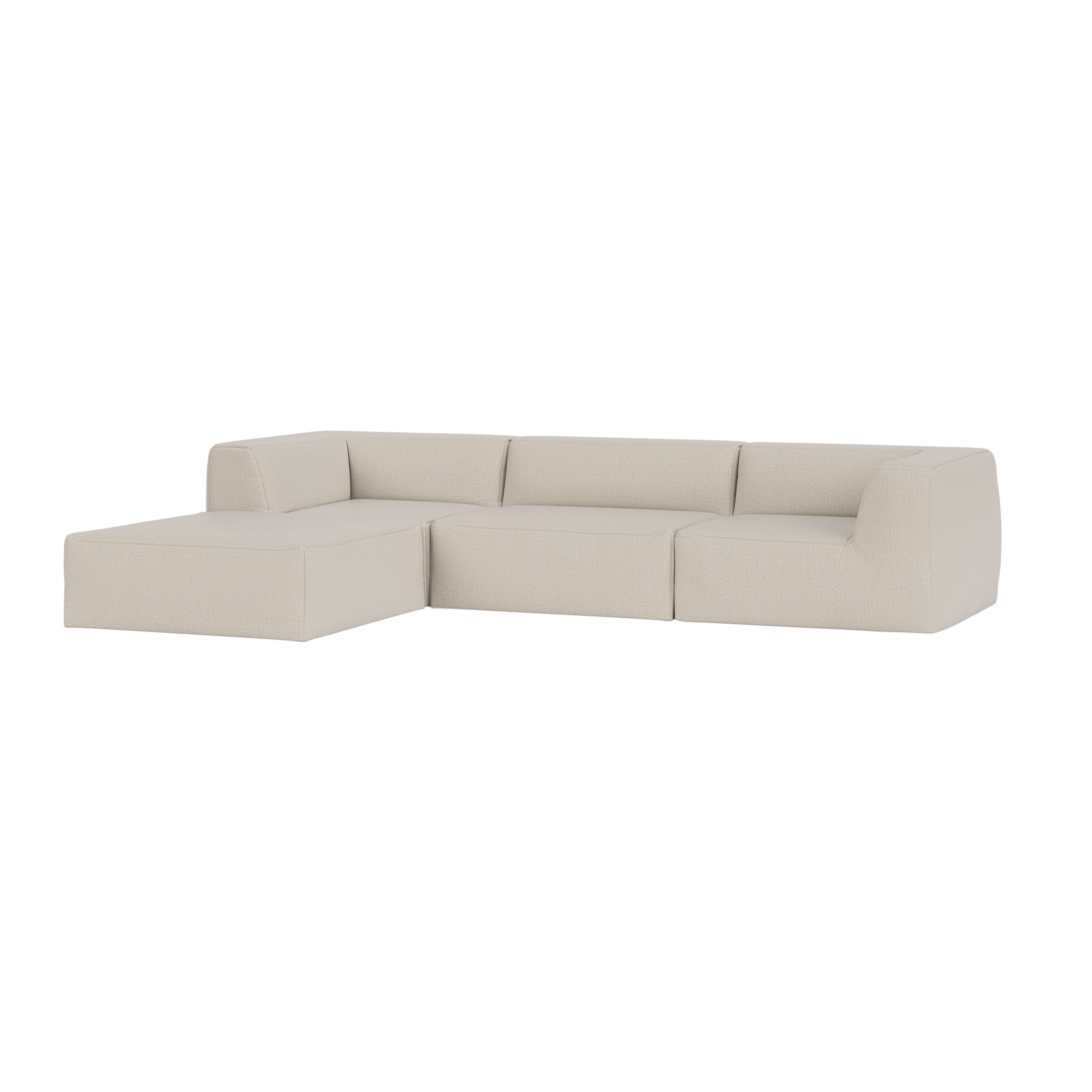Great 3-seater Sofa Chaise Left, Safire 0007 (UK)