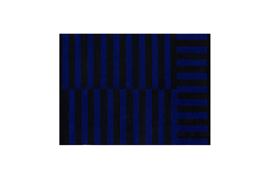 Stripe Rug Medium, Cobalt, Art. no. 30052 (image 1)
