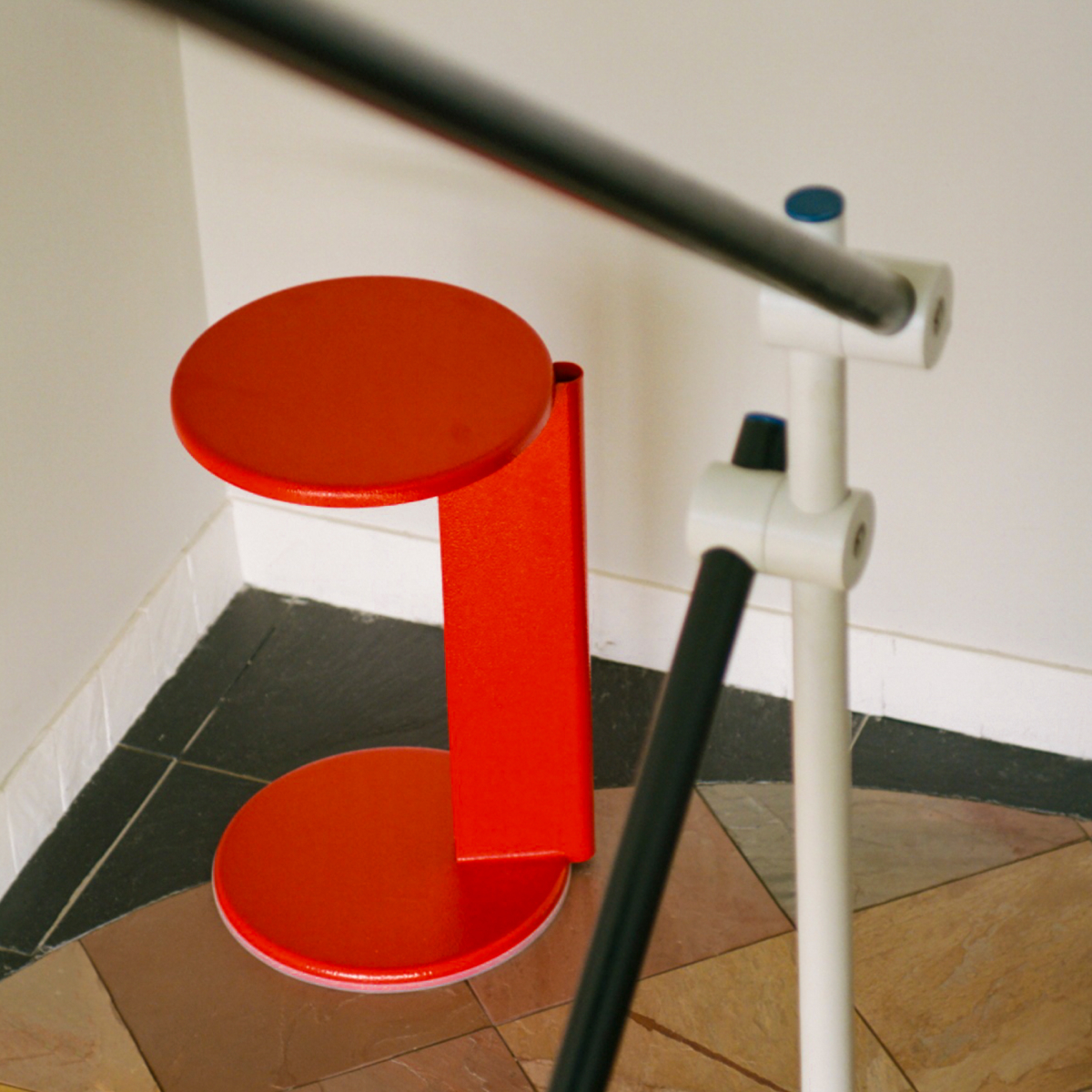 Lolly Side Table, Traffic Red Gloss