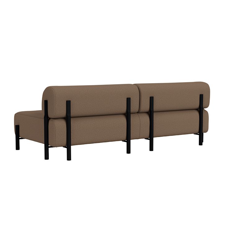 Palo 2-seater Sofa Chaise Left, Autumn 361/Black , Art. no. 90758 (image 3)