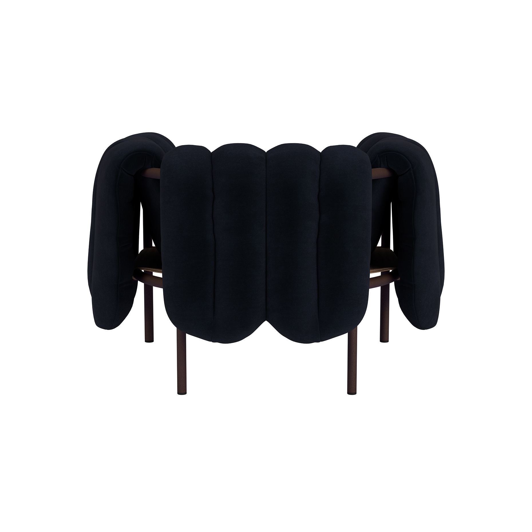 Puffy Lounge Chair, Velluto Coex VL30 / Chocolate, Art. no. 31844 (image 5)