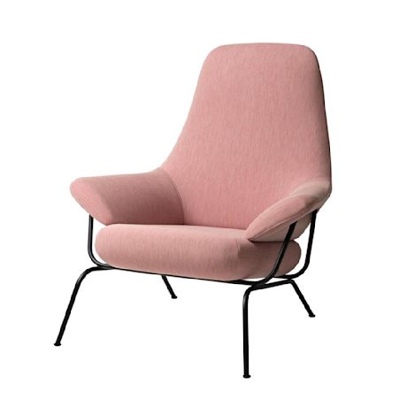 Hai Lounge Chair, Pink