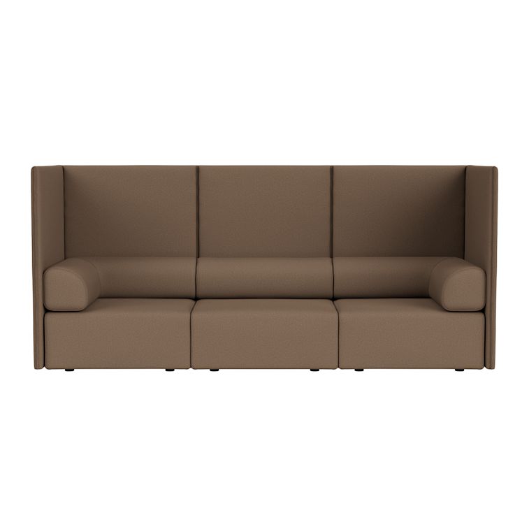 Palo Block 3-seater Sofa High Back with Armrests, Autumn 361 (UK), Art. no. 94983 (image 2)